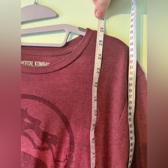 Mortal Kombat Klassic Dragon Graphic Print Short--Sleeve Red Tone T-Shirt. M. - Picture 5 of 8